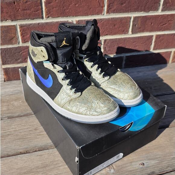 Jordan 1 High Zoom Air CMFT "Gold Laser" - Picture 1 of 8